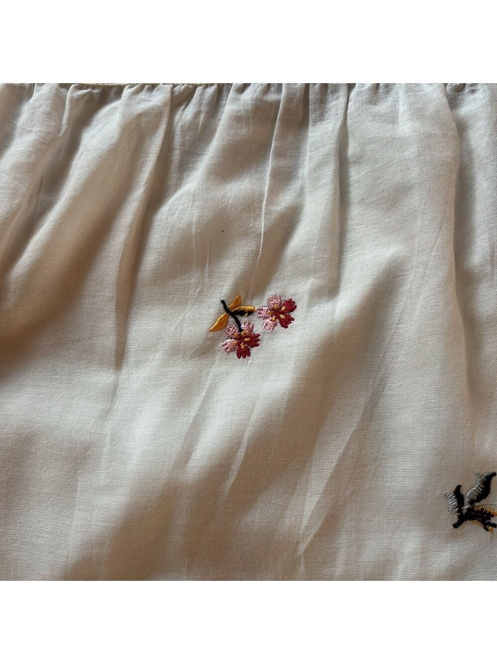 MaxStudio White Floral Embroidered Tiered Dress Small NWT - Picture 6 of 9